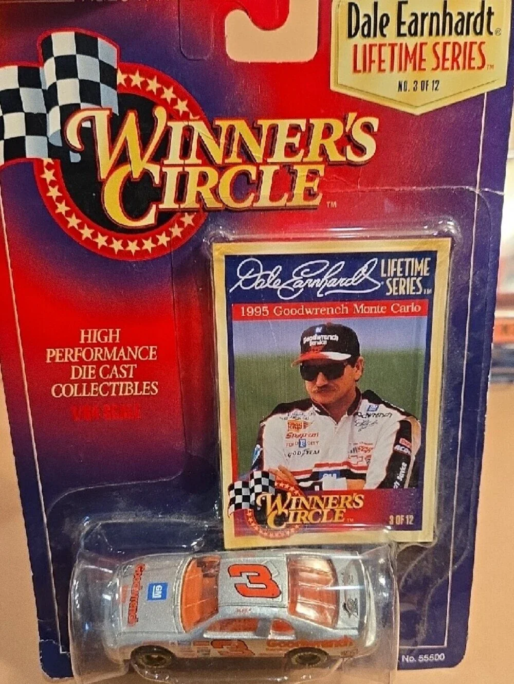 Lot Of 3 Dale Earnharts Winner's Circle Stock Car Series Diecast Cars